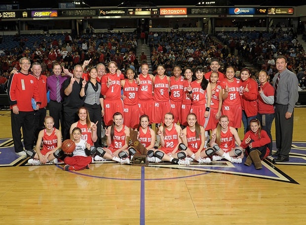 Mater Dei's girls basketball program tops the dynasty rankings. The Monarchs were the only school to appear in the Top 100 all 10 seasons and finished with a compiled ranking of 424.6. (Photo: David Steutel)