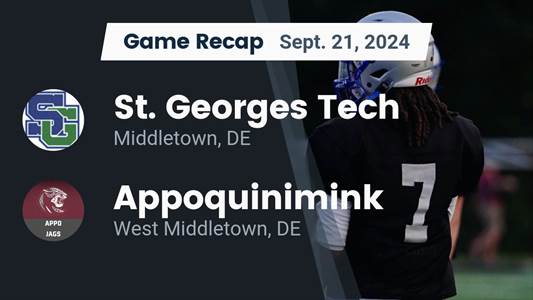 Football Game Preview: St. Georges Tech Hawks vs. William Penn C