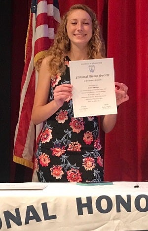 O'Sullivan is an excellent student,
carrying a 3.9 grade point average.