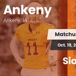Football Game Recap: Ankeny vs. Sioux City East
