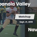 Football Game Recap: Espanola Valley vs. Navajo Prep