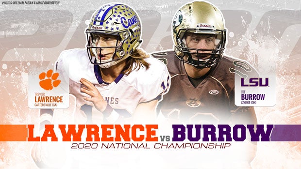 QBs Lawrence vs. Burrow as preps