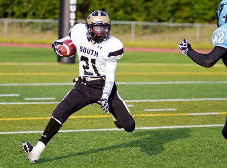 Defensive back Dante Williams of Anchorage South is a first-team pick this season.