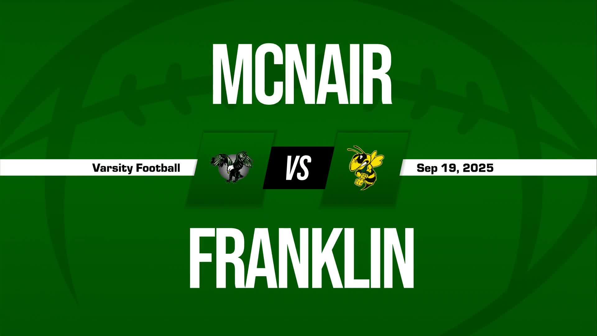 Football Recap: Franklin Takes a Loss