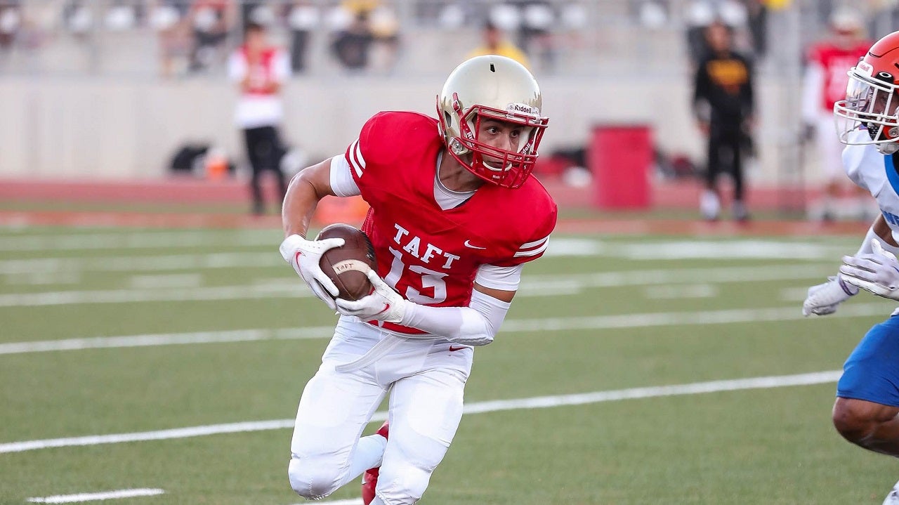 California high school football: Lior Leshem of Taft leads state receiving yardage leaders