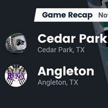 Cedar Park has no trouble against Angleton