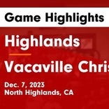 Basketball Game Recap: Highlands Scots vs. Vacaville Christian Falcons