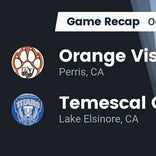 Football Game Recap: Temescal Canyon Titans vs. Orange Vista Coyotes