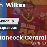 Football Game Recap: Washington-Wilkes vs. Hancock Central