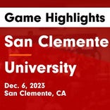 University has no trouble against Santa Ana