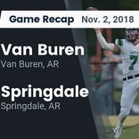 Football Game Preview: Springdale vs. Van Buren