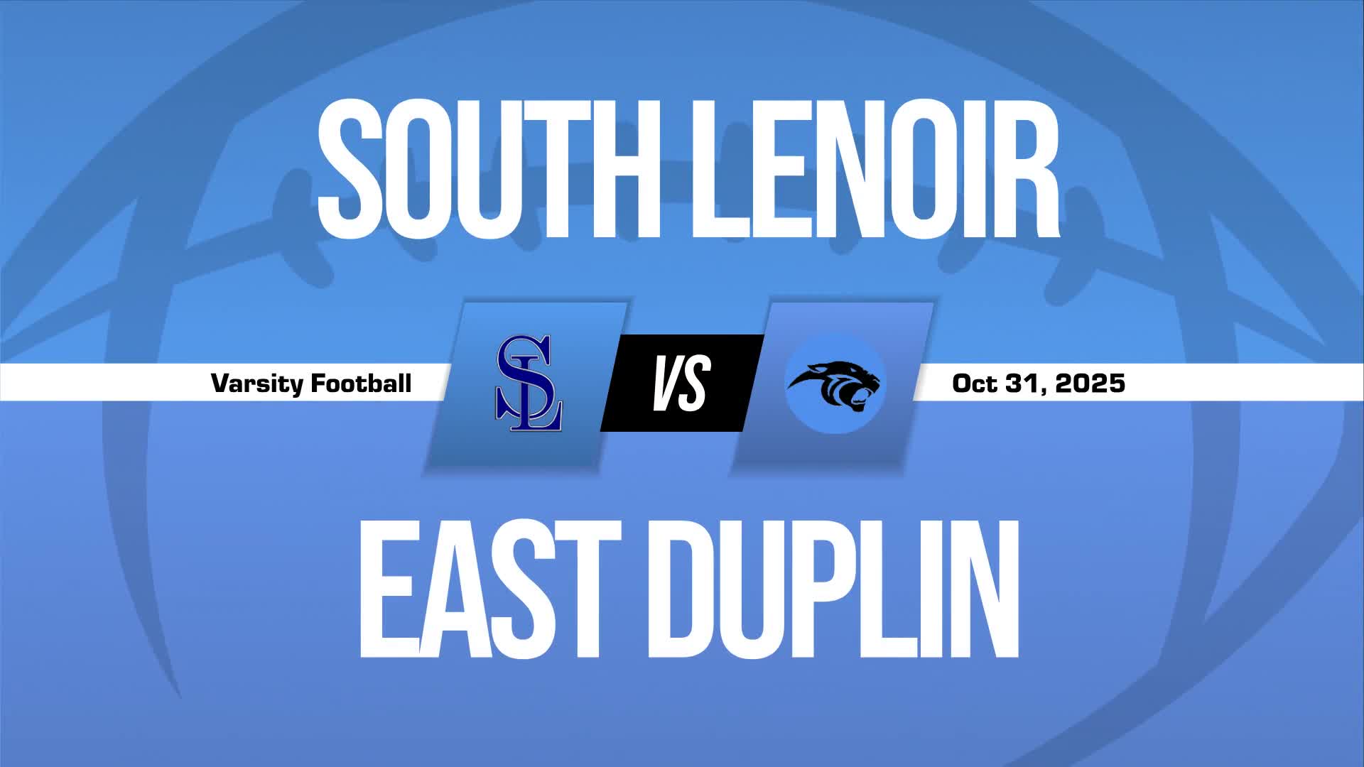 Football Recap: South Lenoir Comes Up Short + How To Watch