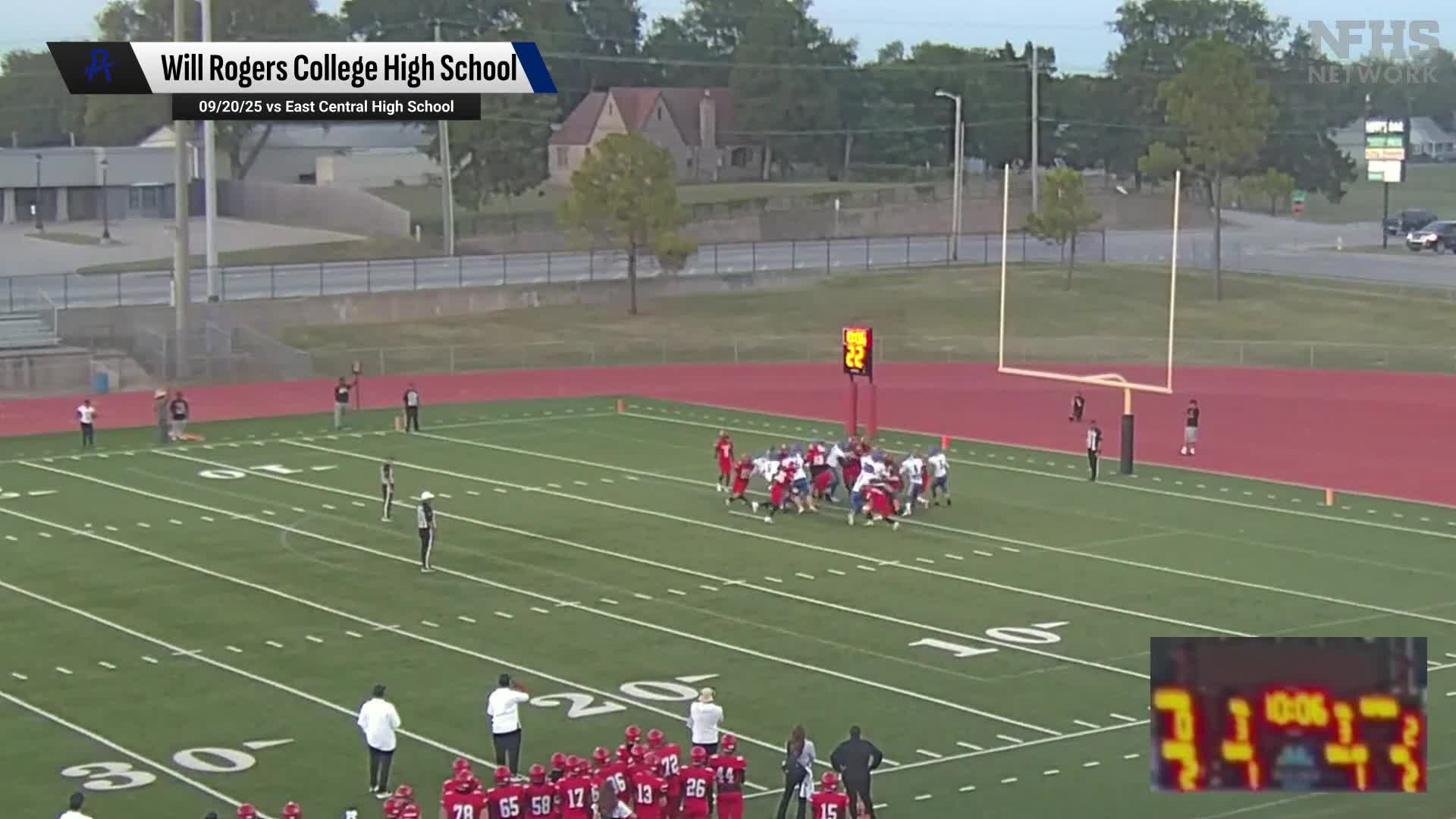 Football Recap: Memorial Drops Season-High Score on Will Rogers College + How To Watch