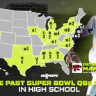 Past Super Bowl quarterbacks by state