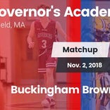 Football Game Recap: Governor's Academy vs. Buckingham Browne & 