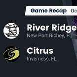 Football Game Recap: Citrus Hurricanes vs. River Ridge Royal Knights
