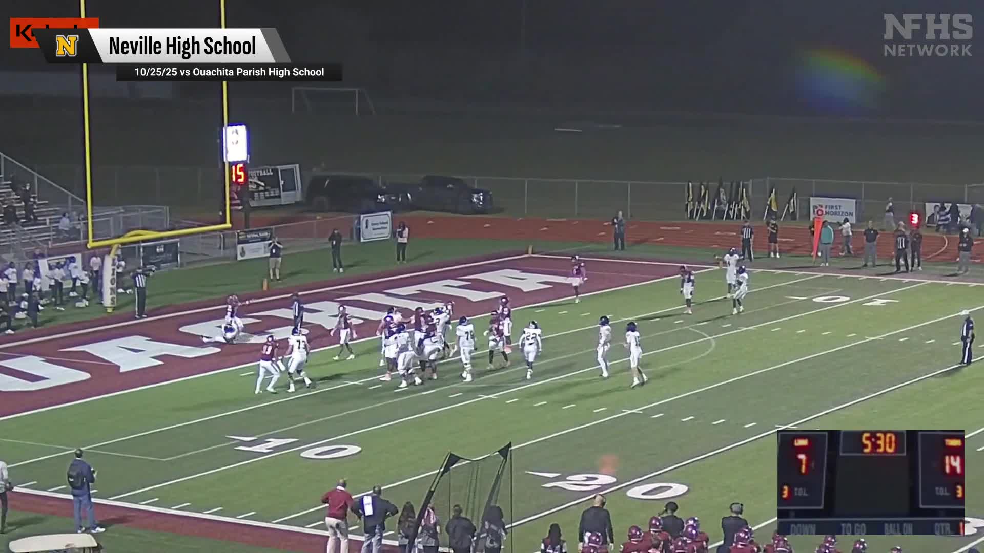 Football Recap: Neville Wins High-Profile  Matchup Against West 