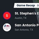 Football Game Recap: St. Stephen&#39;s Episcopal Spartans vs. San Antonio Patriots HomeSchool