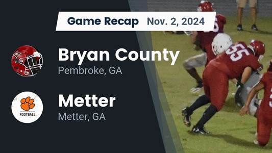Football Recap: Metter Triumphant Thanks to a Strong Effort from