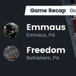 Freedom beats Emmaus for their fourth straight win