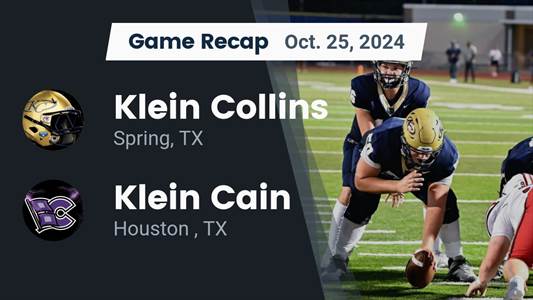 Football Game Preview: Klein Collins Tigers vs. Klein Forest Eag