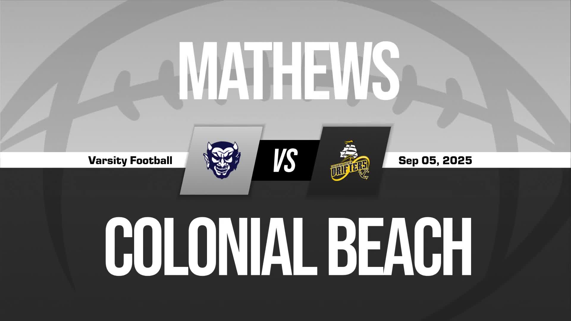 Football Recap: Colonial Beach Takes a Loss