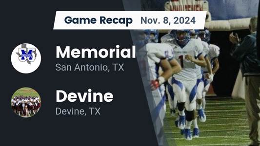 Football Recap: Devine Skates Past San Antonio Memorial with Eas