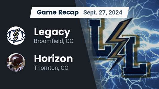 Football Game Preview: Legacy Lightning vs. Rangeview Raiders