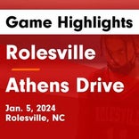 Rolesville takes loss despite strong  efforts from  Michael Downing and  Braylon Cheltenham