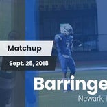 Football Game Recap: Barringer vs. Ferris