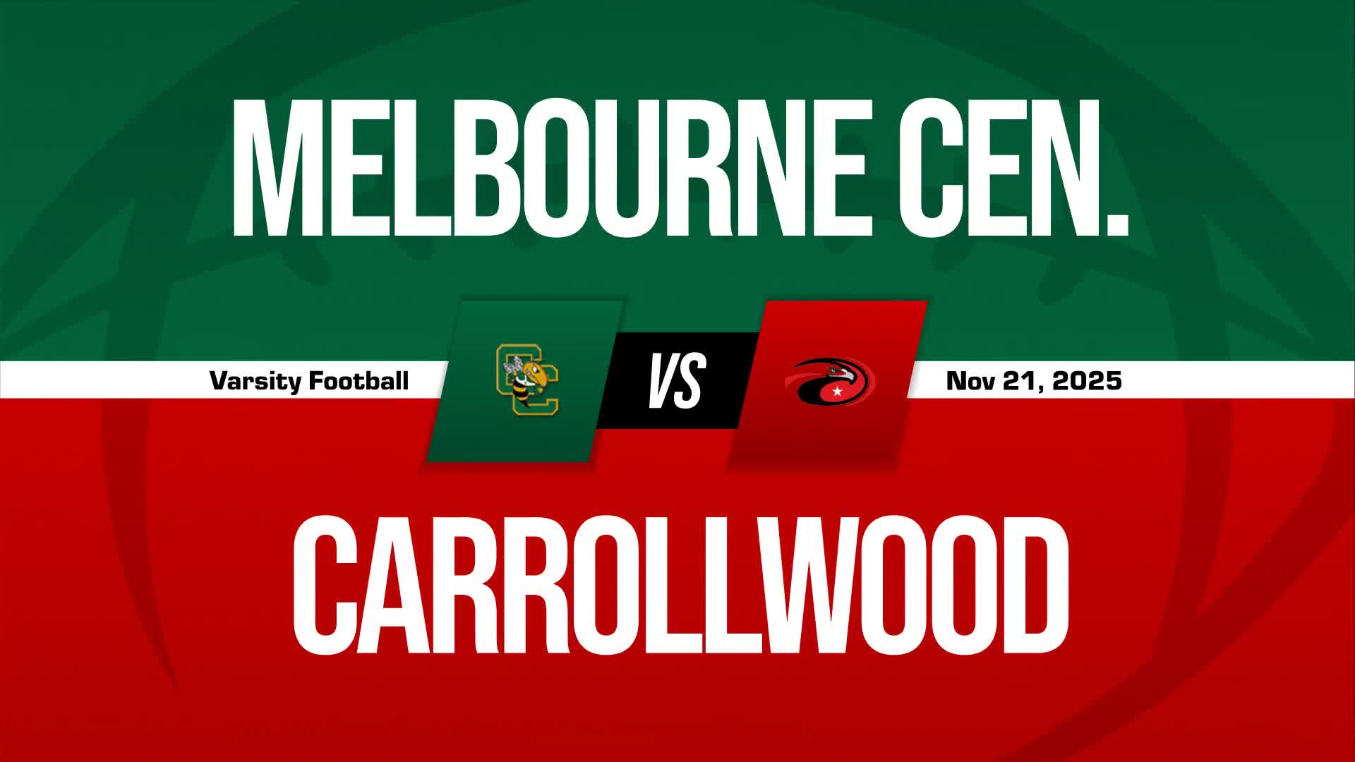 Football Recap: Melbourne Central Catholic Falls Short of Carrollwood Day in the Playoffs + How To Watch