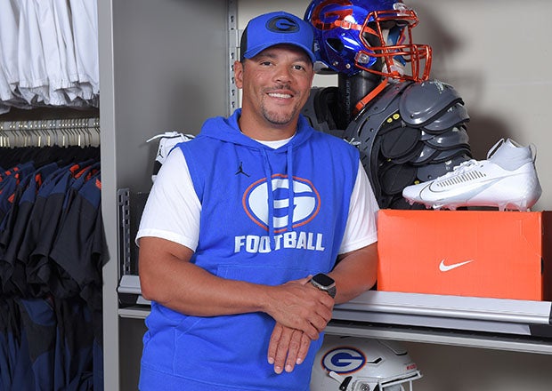 After leading Bishop Gorman to a national championship in 2023, head coach Brent Browner leads his Gaels against defending state champions from Hawaii, Florida and California to begin the 2024 campaign. (Photo: Jann Hendry)
