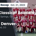 Football Game Recap: The Classical Academy Titans vs. Kent Denver Sun Devils