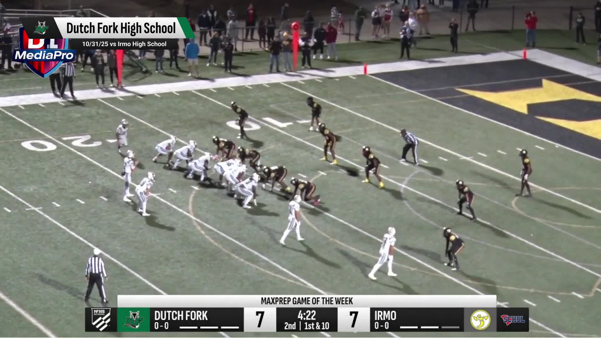 Football Recap: Dutch Fork Skates Past Boiling Springs with Ease