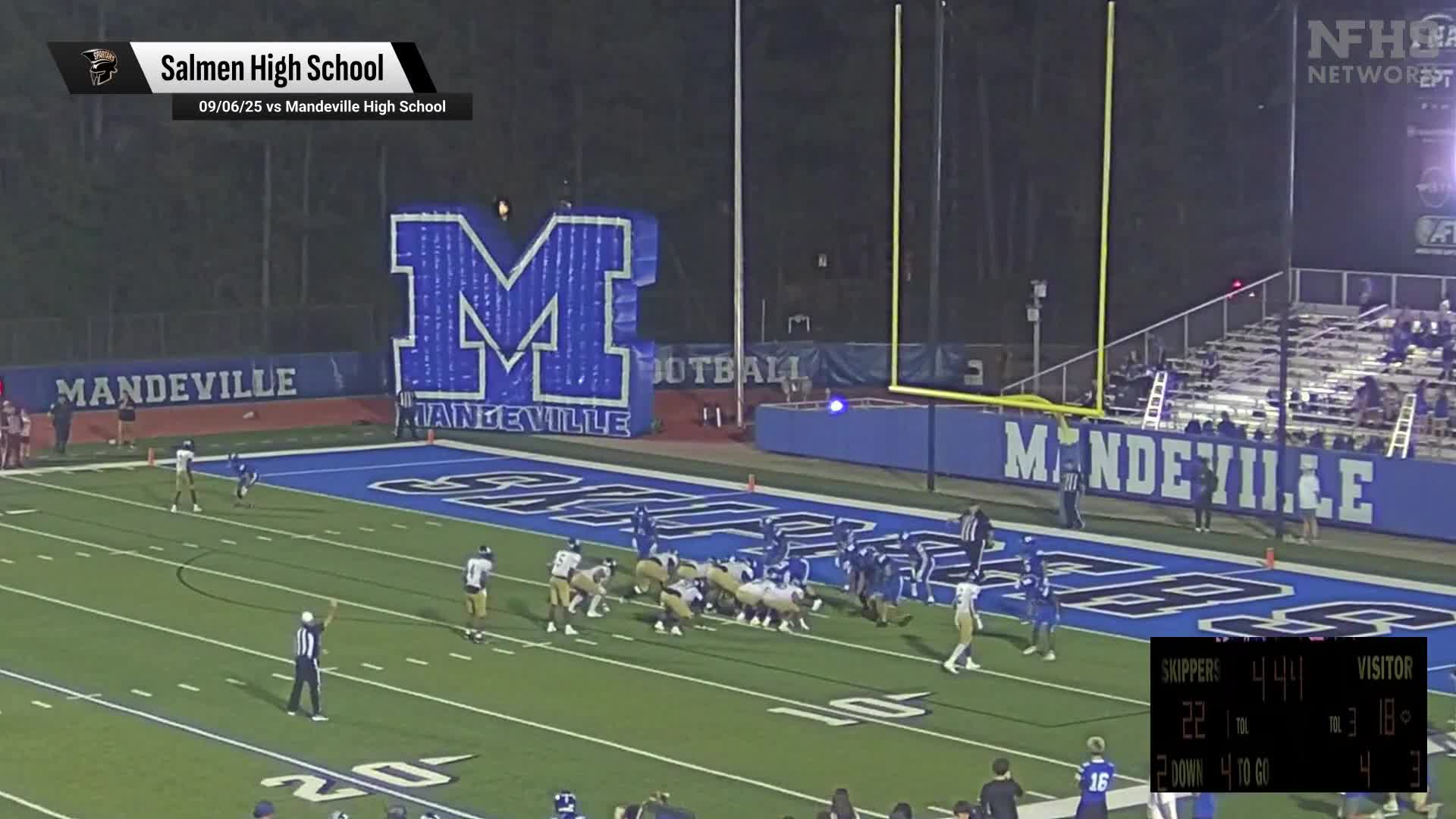 Football Recap: Salmen Comes Up Short