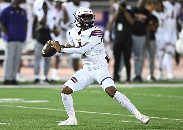In leading Edna Karr to a state title as a junior, John Johnson threw and ran for nearly 4,300 yards and 46 touchdowns. (PHOTO: Parker Waters)