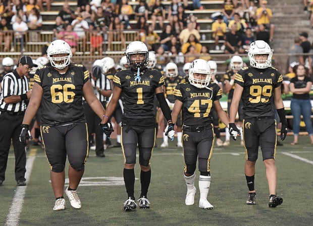 Mililani finished 8-5 in 2019 and reached the Hawaii Division I Open Division semifinals. 