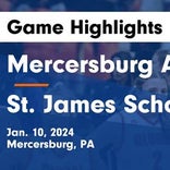 Basketball Game Recap: St. James Saints vs. Mercersburg Academy Blue Storm