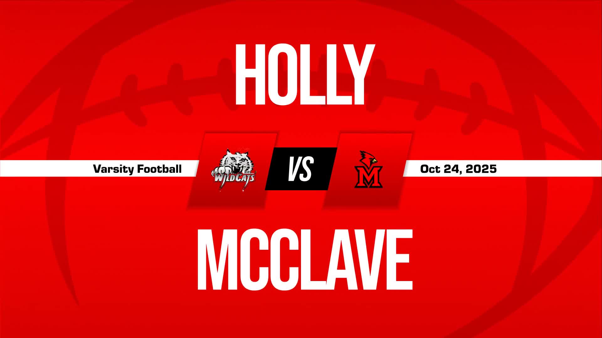 Football Game Preview: McClave Cardinals vs. Springfield Longhorns + How To Watch