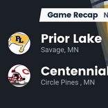 Football Game Recap: Prior Lake Lakers vs. Centennial Cougars