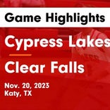 Clear Falls vs. Cypress Lakes