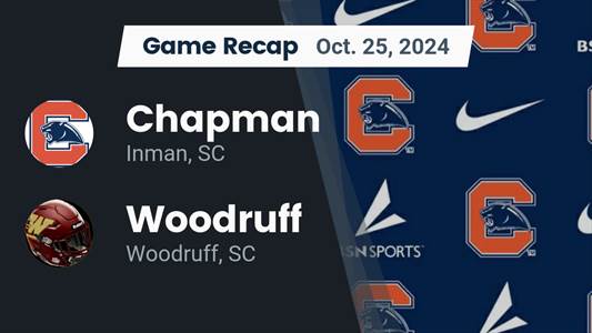 Football Recap: Woodruff Piles Up the Points Against Chapman
