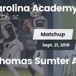 Football Game Recap: Thomas Sumter Academy vs. Carolina Academy