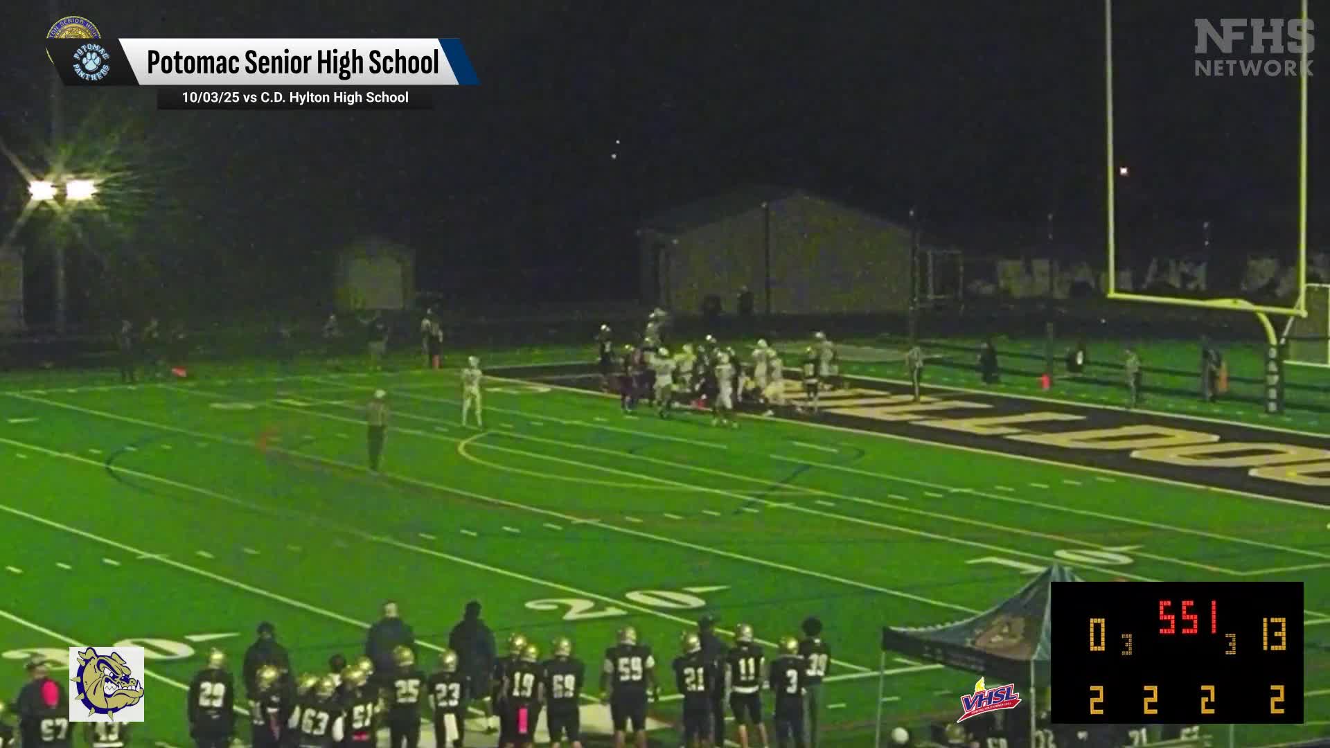 Football Recap: Potomac Senior Takes a Loss