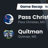 Football Game Recap: Quitman Panthers vs. Pass Christian Pirates