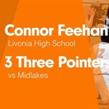 Connor Feehan Game Report: @ Perry