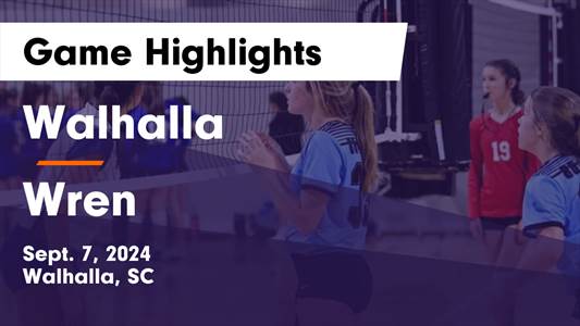 Volleyball Recap: Walhalla Snaps Six-Game Streak of Wins at Home