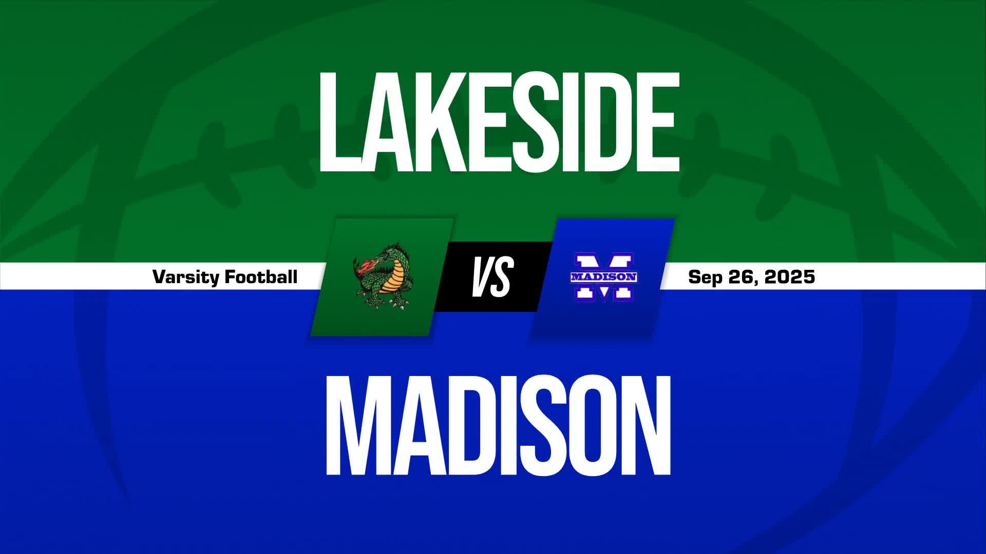 Football Recap: Madison Skates Past Lakeside with Ease