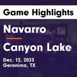 Basketball Game Recap: Canyon Lake vs. Navarro Panthers