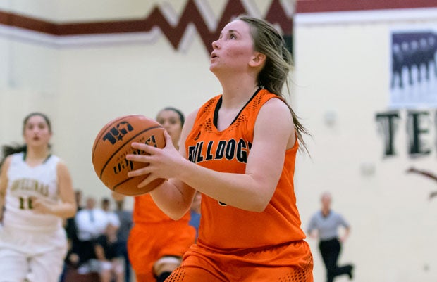 Hahn made 87 of 266 tries on 3-pointers her senior year.